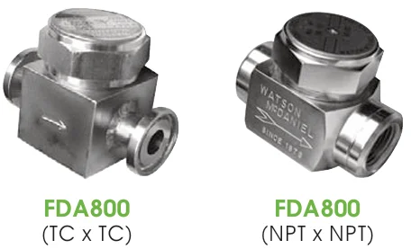 Clean Steam Traps - Thermostatic FDA800 by